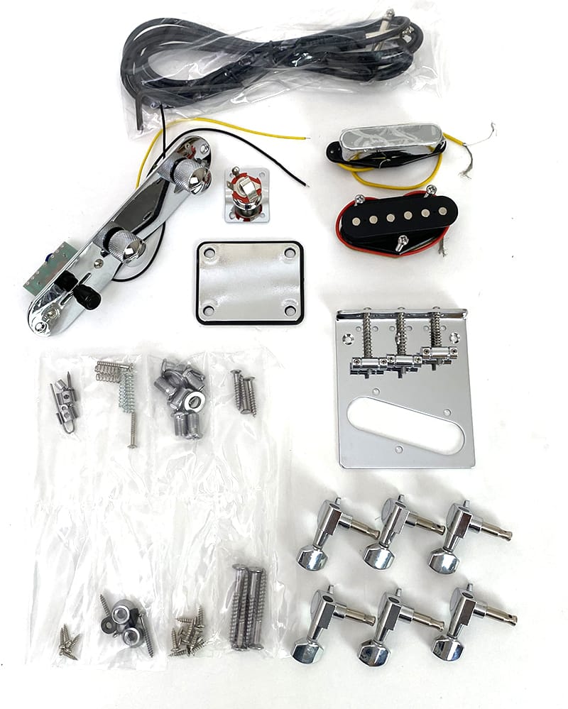 TLA-1 Ash Body DIY Electric Guitar Kit - view 7