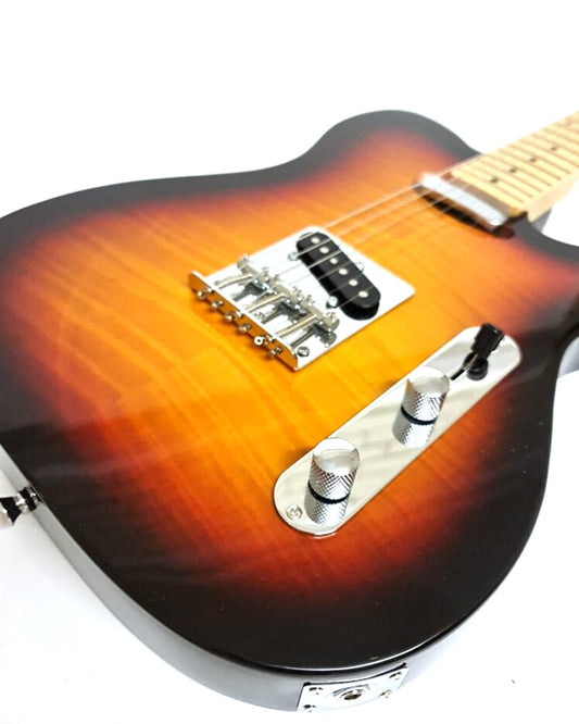 Pit Bull Guitars TLS-1 Finished Guitar - Tobacco Burst - view 2
