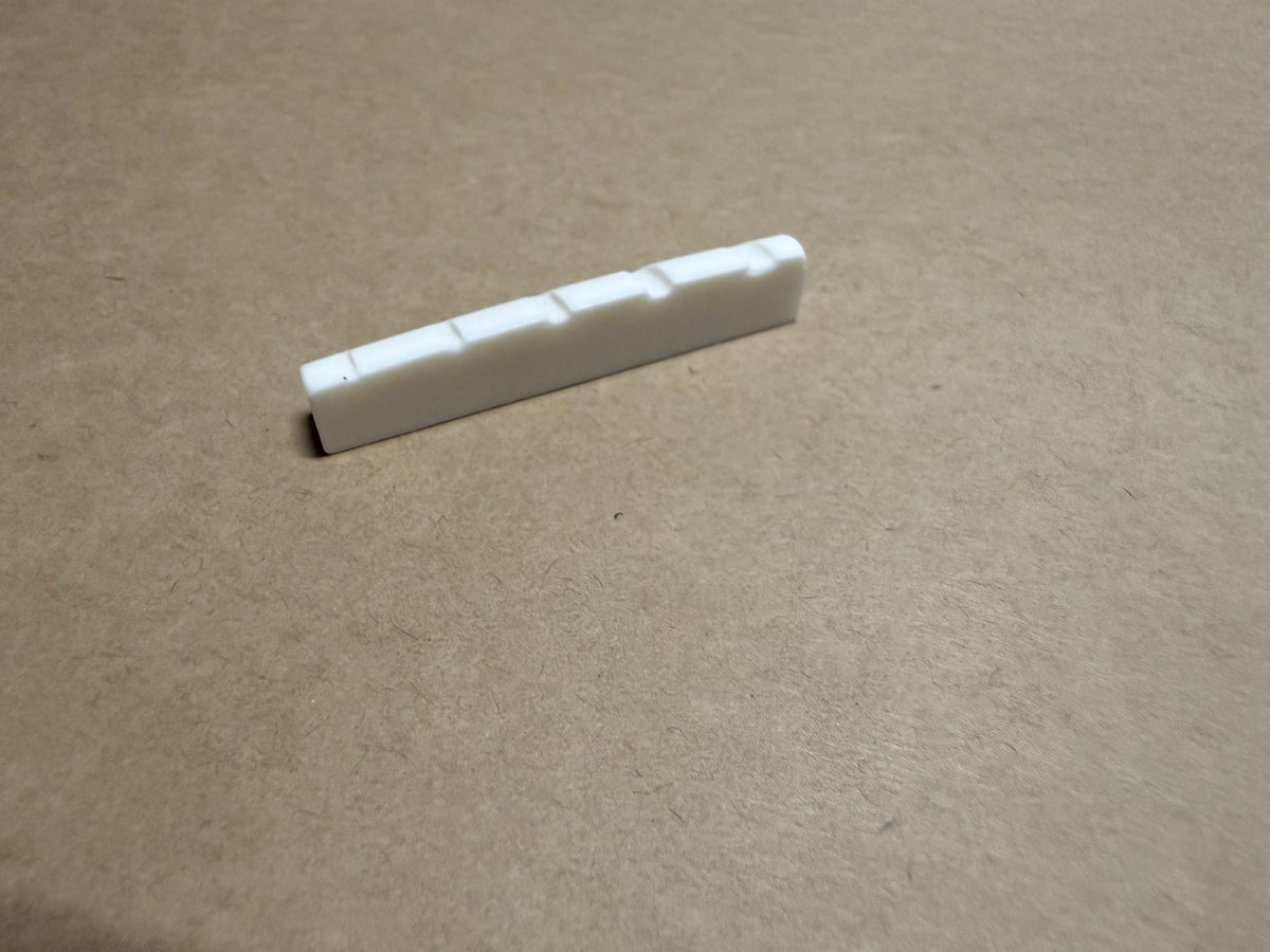 PBG Bone Nut for Left-Handed G type 5 String Bass Guitar Kits - Bleached White