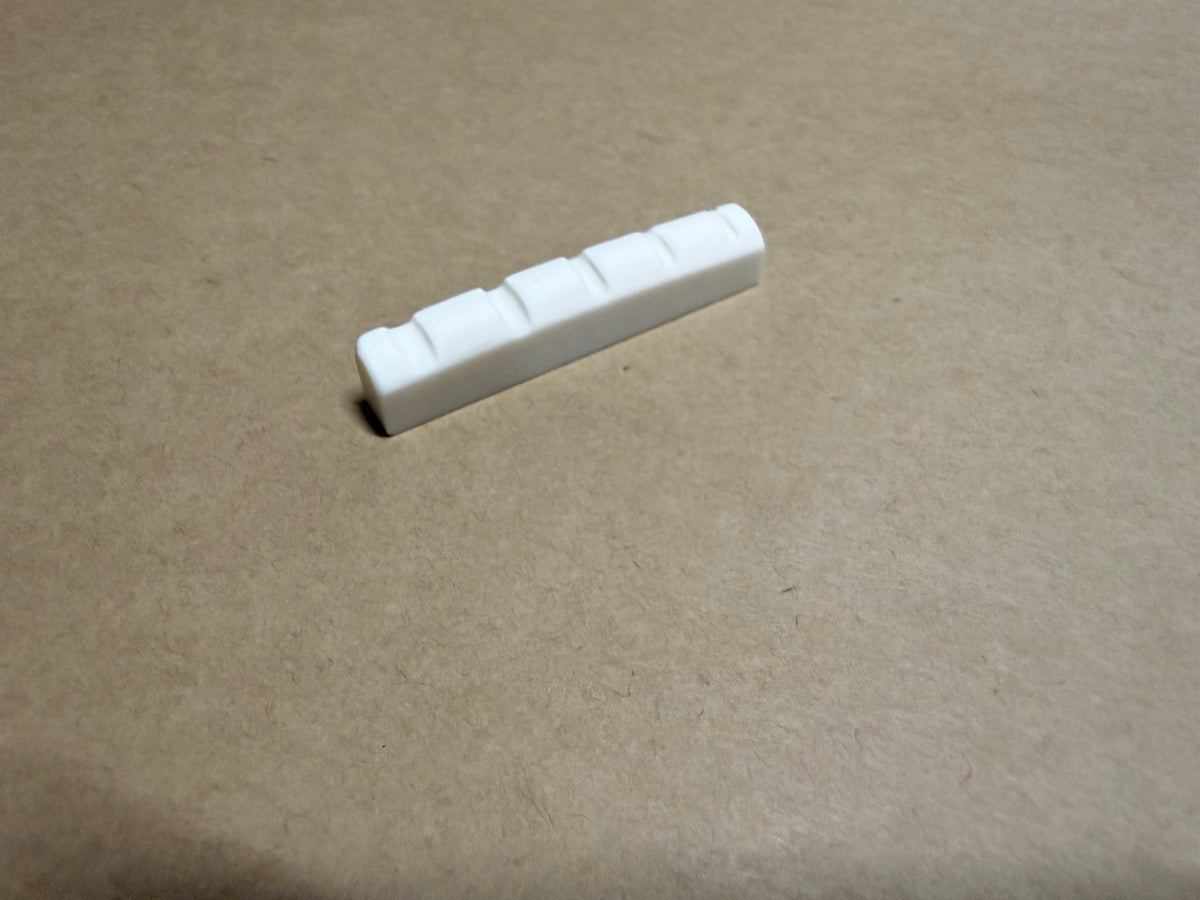 PBG Bone Nut for Left-Handed G type 5 String Bass Guitar Kits - Bleached White - view 2