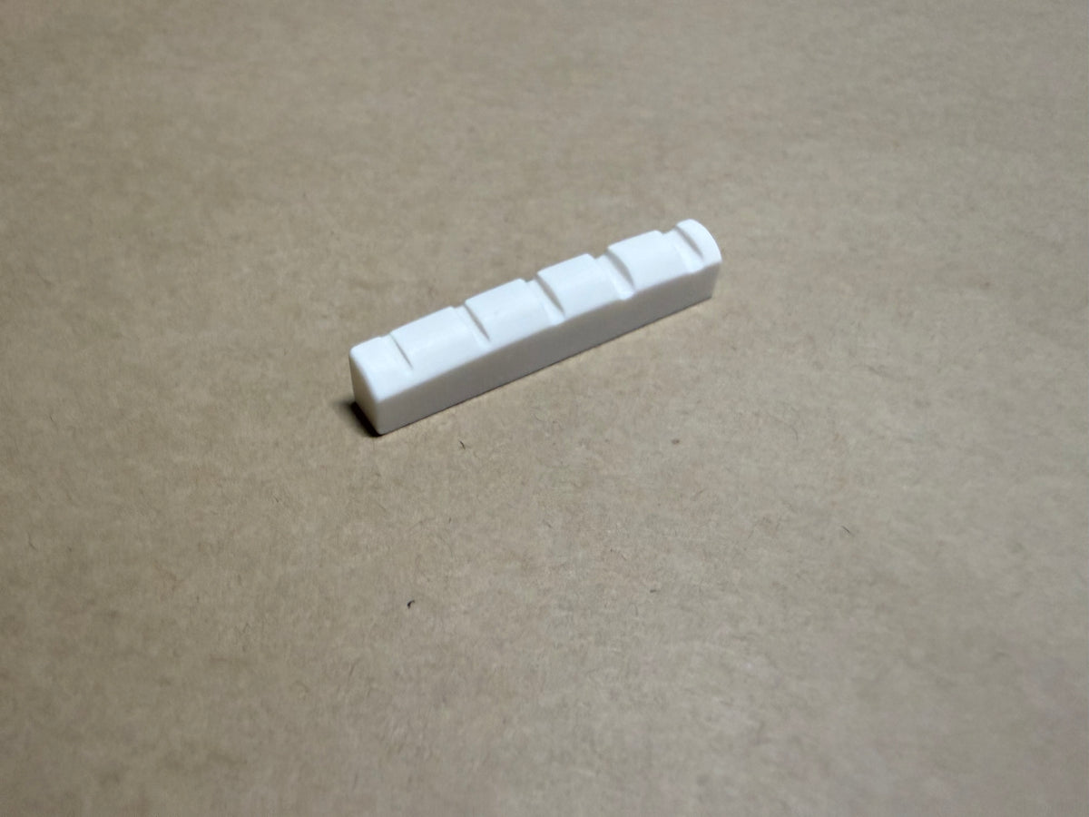 PBG Bone Nut for G type 5 String Bass Guitar Kits - Bleached White - view 2
