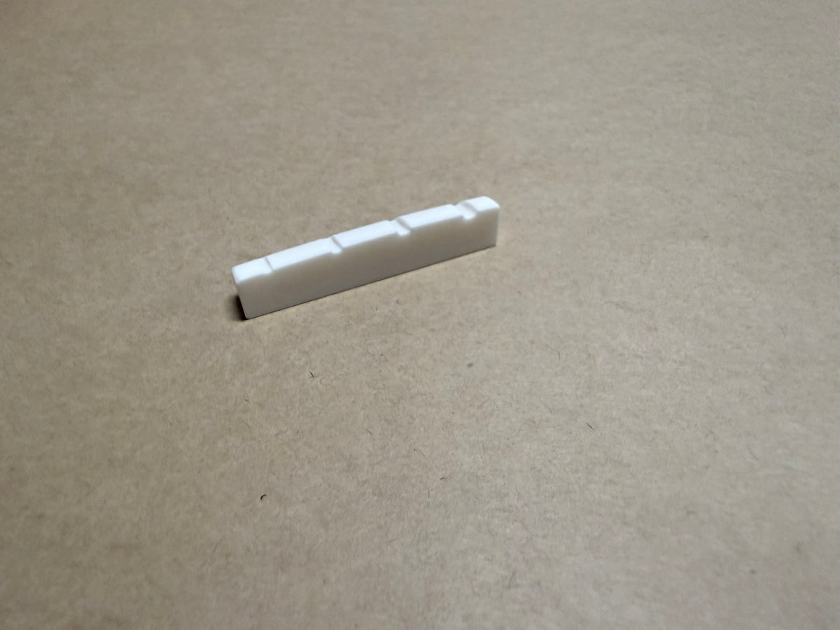 PBG Bone Nut for Left-Handed G type 4 String Bass Guitar Kits - Bleached White - view 2