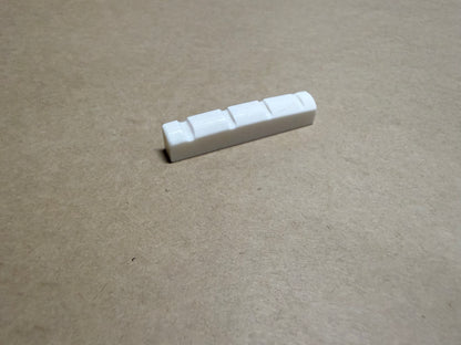PBG Bone Nut for Left-Handed G type 4 String Bass Guitar Kits - Bleached White