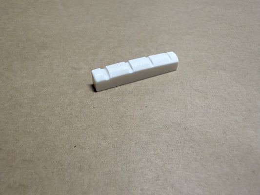 PBG Bone Nut for Left-Handed G type 4 String Bass Guitar Kits - Bleached White