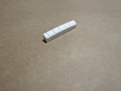 PBG Bone Nut for Left-Handed G type 6 String Guitar Kits - Bleached White