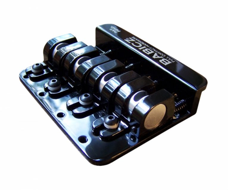 Babicz FCH 4 String Bass Bridge – Black – Pit Bull Guitars